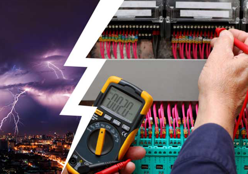 Manto. e instalación de para-rayos.